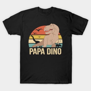 Dad Dino Gift For Papa in Fathers Day T-Shirt